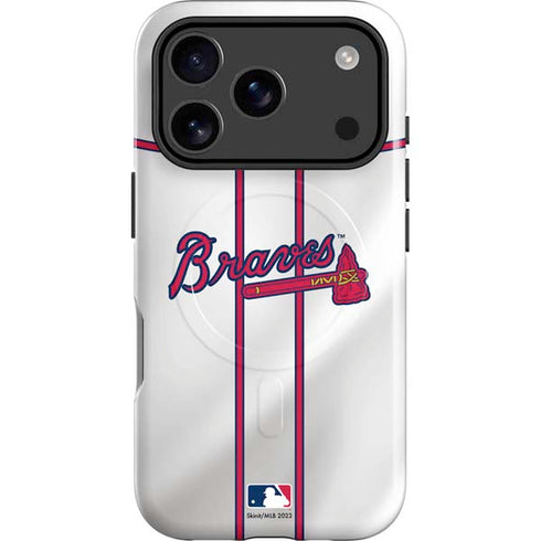 MLB Atlanta Braves Home Jersey iPhone 17 Pro Magsafe Impact Case