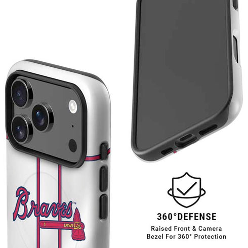 MLB Atlanta Braves Home Jersey iPhone 17 Pro Magsafe Impact Case