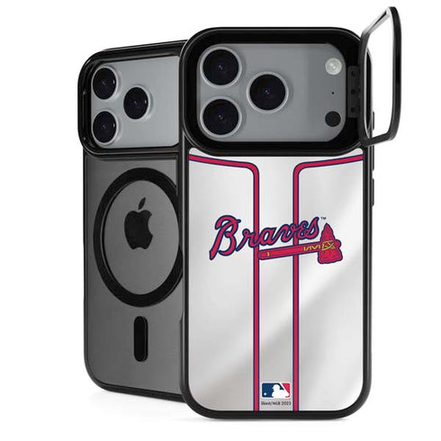 MLB Atlanta Braves Home Jersey iPhone 17 Pro Max Kickstand Case
