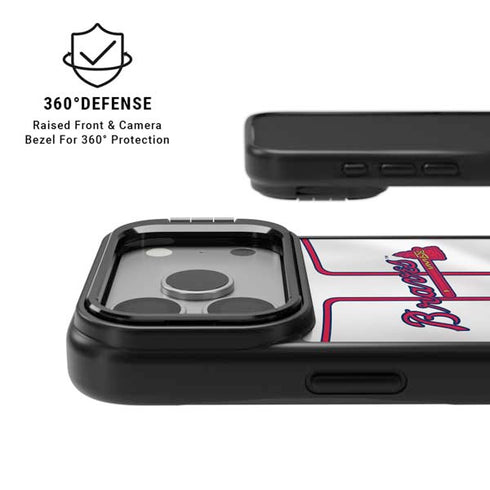 MLB Atlanta Braves Home Jersey iPhone 17 Pro Max Kickstand Case