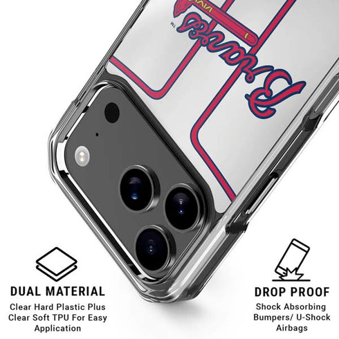 MLB Atlanta Braves Home Jersey iPhone 17 Pro Max MagSafe Case