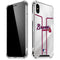 MLB Atlanta Braves Home Jersey iPhone X/XS Clear Case
