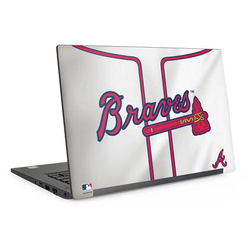 MLB Atlanta Braves Home Jersey Dell Latitude Skin