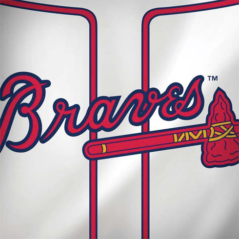 MLB Atlanta Braves Home Jersey Dell Latitude Skin