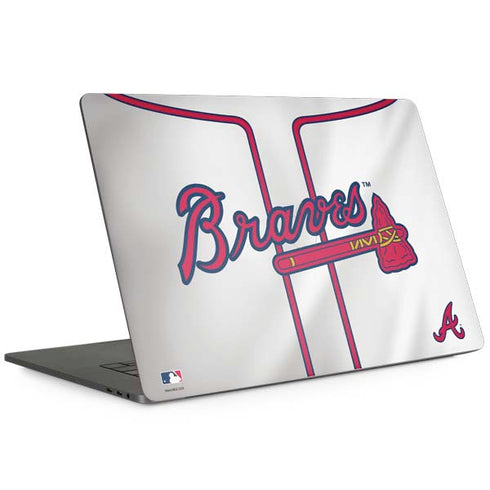MLB Atlanta Braves Home Jersey MacBook Skins
