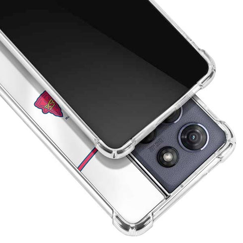 MLB Atlanta Braves Home Jersey Moto G Play 5G (2025) Clear Case