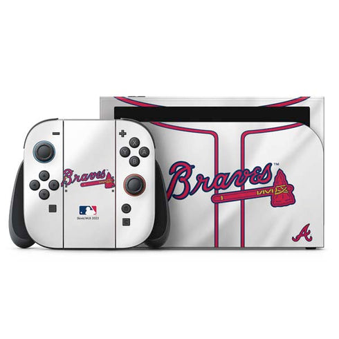 MLB Atlanta Braves Home Jersey Nintendo Skins