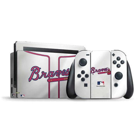 MLB Atlanta Braves Home Jersey Nintendo Skins
