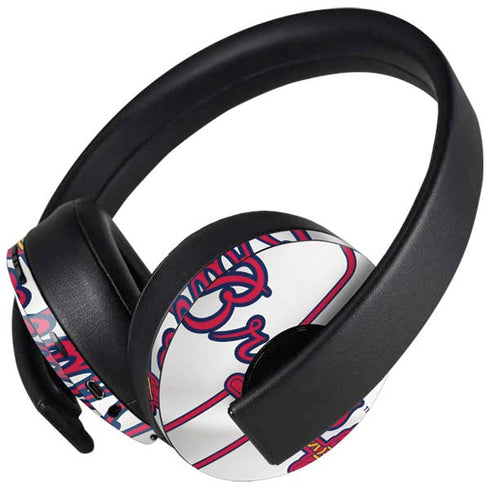 MLB Atlanta Braves Home Jersey PlayStation 4 Gold Wireless Headset Skin