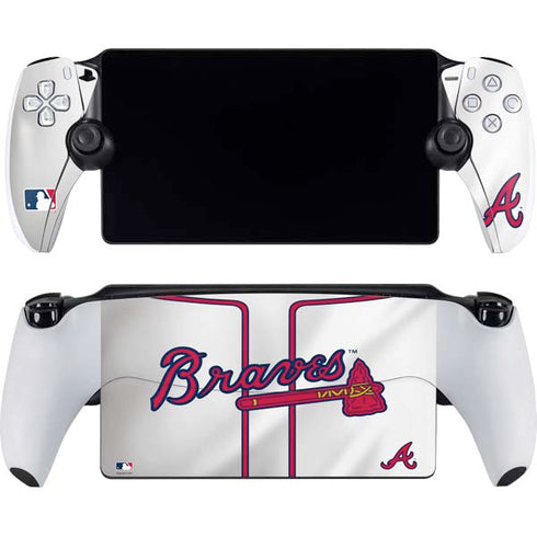 MLB Atlanta Braves Home Jersey PlayStation Portal Remote Player Skin