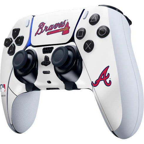 MLB Atlanta Braves Home Jersey PS5 DualSense Edge Pro Controller Skin