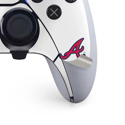 MLB Atlanta Braves Home Jersey PS5 DualSense Edge Pro Controller Skin