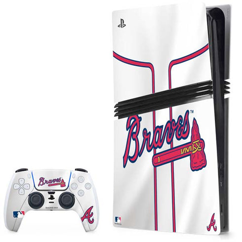 MLB Atlanta Braves Home Jersey PS5 Pro Bundle Skin