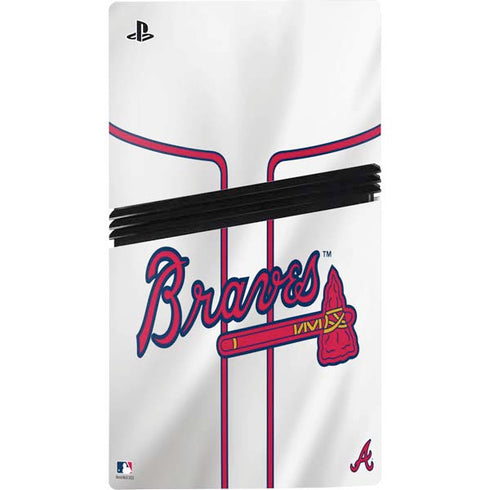 MLB Atlanta Braves Home Jersey PS5 Pro Console Skin