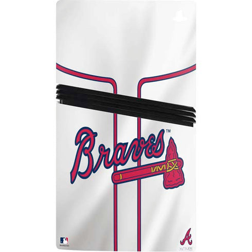 MLB Atlanta Braves Home Jersey PS5 Pro Console Skin