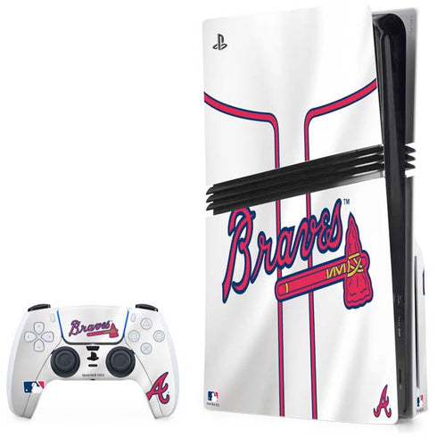 MLB Atlanta Braves Home Jersey PlayStation PS5 Skins
