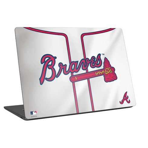 MLB Atlanta Braves Home Jersey Laptop Skins