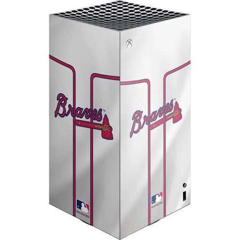 MLB Atlanta Braves Home Jersey XBox Series X Digital Edition Console Skin