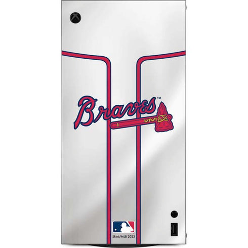 MLB Atlanta Braves Home Jersey XBox Series X Digital Edition Console Skin