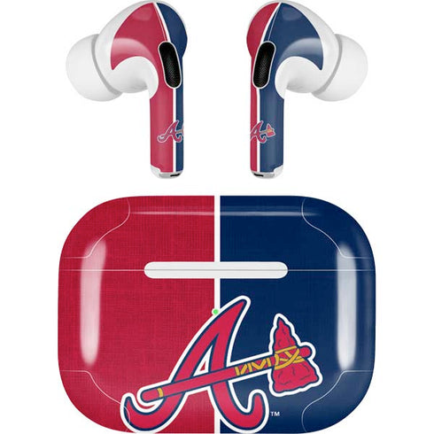 MLB Atlanta Braves Split AirPods Pro 2nd Gen Skin