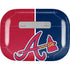 MLB Atlanta Braves Split AirPods Pro 2nd Gen Skin