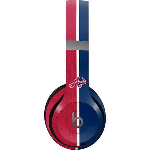 MLB Atlanta Braves Split Beats Solo 4 Wireless Headphones Skin