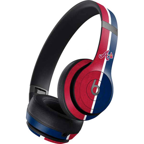 MLB Atlanta Braves Split Beats Solo 4 Wireless Headphones Skin