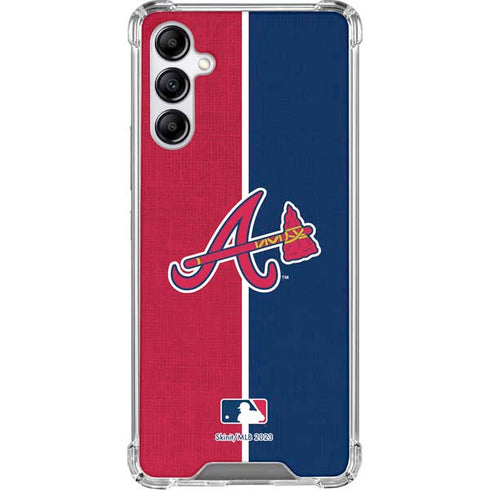 MLB Atlanta Braves Split Gabb Phone 4 Clear Case