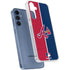 MLB Atlanta Braves Split Galaxy A35 5G Clear Case