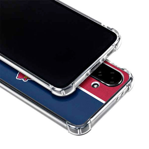 MLB Atlanta Braves Split Galaxy A36 5G Clear Case