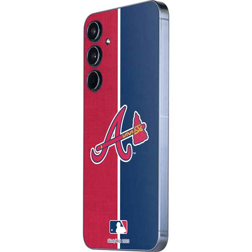 MLB Atlanta Braves Split Galaxy A55 5G Skin