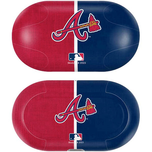 MLB Atlanta Braves Split Galaxy Buds Plus Skin