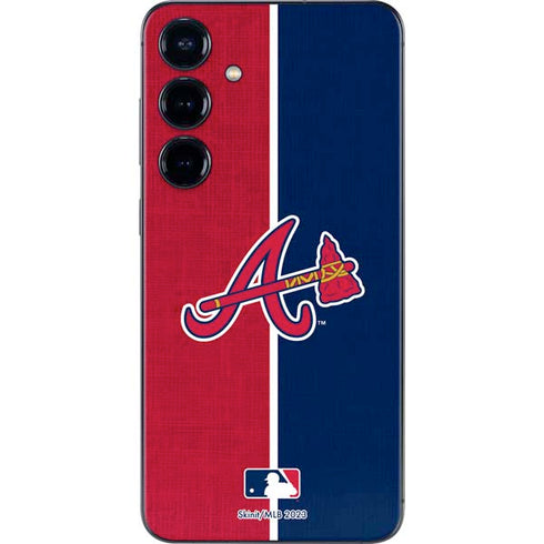 MLB Atlanta Braves Split Galaxy S24 Plus Skin