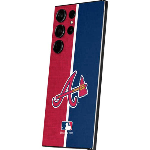 MLB Atlanta Braves Split Galaxy S25 Ultra Skin