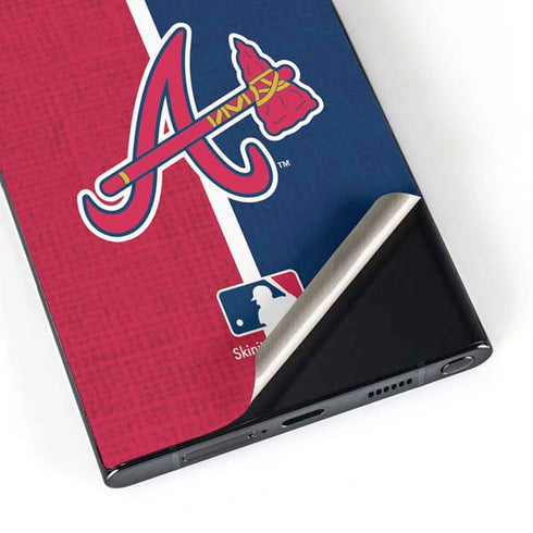 MLB Atlanta Braves Split Galaxy S25 Ultra Skin