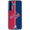 MLB Atlanta Braves Split Galaxy S25 FE Clear Case