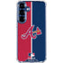 MLB Atlanta Braves Split Galaxy S25 FE Clear Case