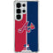 MLB Atlanta Braves Split Galaxy S25 Ultra Clear Case