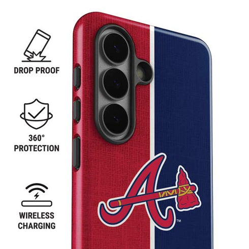 MLB Atlanta Braves Split Galaxy S26 Impact Case