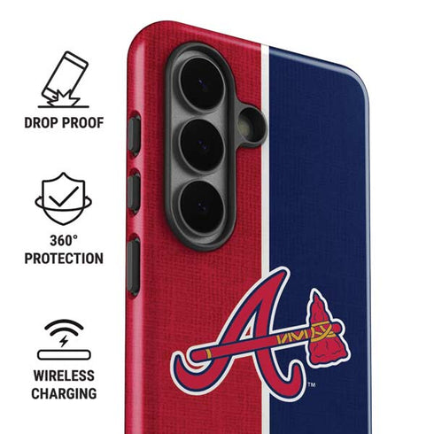 MLB Atlanta Braves Split Galaxy S26 Plus Impact Case