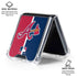 MLB Atlanta Braves Split Galaxy Z Flip7 Clear Case