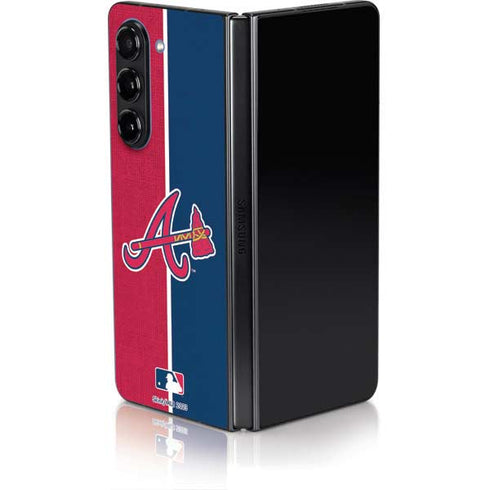 MLB Atlanta Braves Split Galaxy Z Fold5 5G Skin