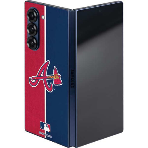 MLB Atlanta Braves Split Galaxy Z Fold6 Skin