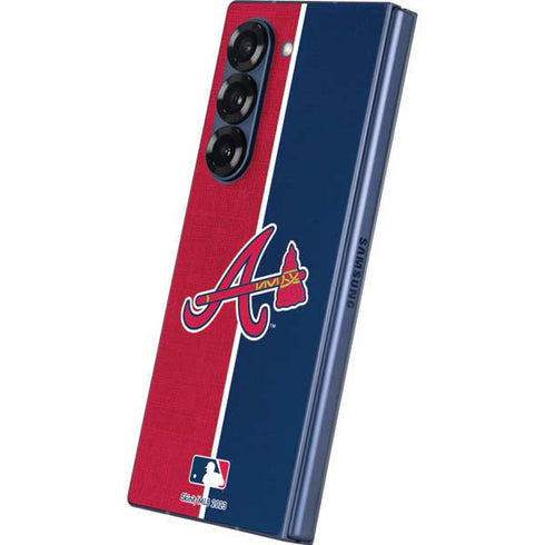 MLB Atlanta Braves Split Galaxy Z Fold6 Skin