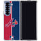 MLB Atlanta Braves Split Galaxy Z Fold7 Clear Case