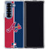 MLB Atlanta Braves Split Galaxy Z Fold7 Clear Case