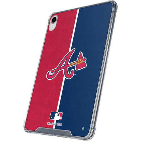 MLB Atlanta Braves Split iPad 11th Gen (2025) Clear Case