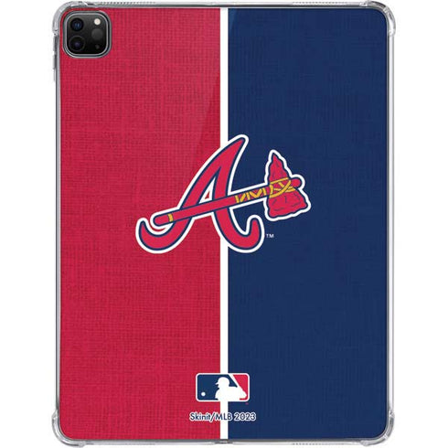 MLB Atlanta Braves Split iPad Pro 11in (2024) Clear Case