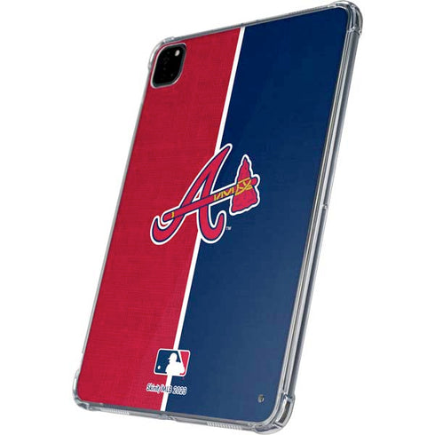MLB Atlanta Braves Split iPad Pro 11in (2024) Clear Case