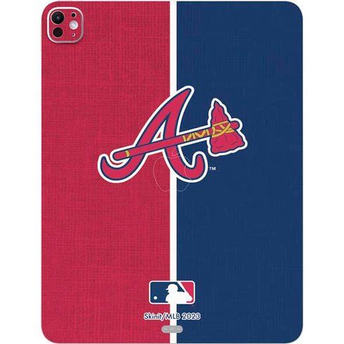 MLB Atlanta Braves Split iPad Pro 13in M4 (2024) Skin